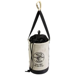 Klein Tools 17 Inch Canvas Bucket with Drawstring Closure