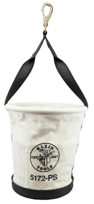Klein Tools 5172PS Tapered Wall Bucket with 15 Inside Pockets