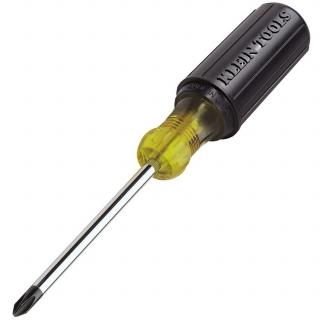 Klein Tools #2 Phillips Screwdriver with 4 Inch Round Shank