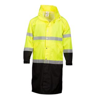 West Chester Men's Yellow Hooded Rain Jacket (Large) in the Work Jackets &  Coats department at