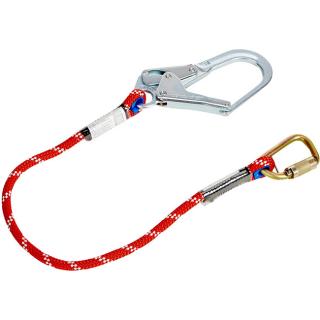 Honeywell Miller Positioning/Restraint Lanyard with Twist-Lock Carabiner and Locking Rebar Hook (4 Foot)