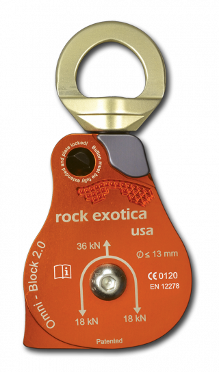 Rock Exotica P53 Omni-Block Swivel Pulley 