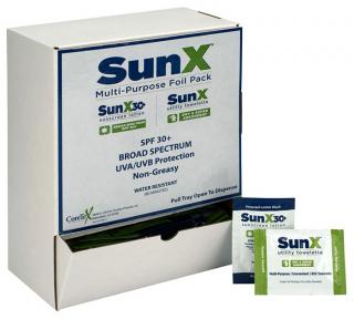 First Aid Only SunX30 Lotion and Wipe Combo Pack, 50/Box