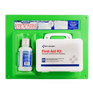 First Aid Only First Aid Kit & Eye Wash Station - Single 16 oz.