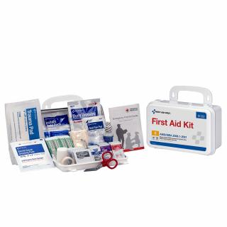 First Aid Only ANSI A 10 Person Plastic ANSI 2021 Compliant First Aid Kit