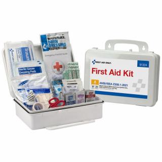 First Aid Only ANSI A 25 Person Plastic ANSI 2021 Compliant First Aid Kit