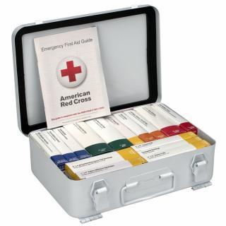 First Aid Only ANSI A 25 Person 16 Unit Metal ANSI 2021 Compliant First Aid Kit