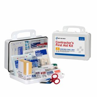 First Aid Only ANSI A 25 Person Contractor Plastic ANSI 2021 Compliant First Aid Kit