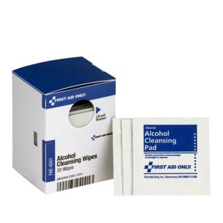 First Aid Only SmartCompliance Refill Alcohol Wipes, 20/box