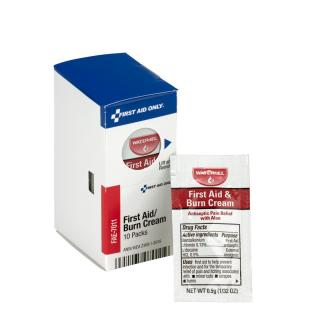 First Aid Only SmartCompliance Refill First Aid Burn Cream, 10 Per Box