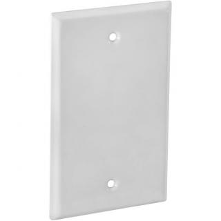 PPC White Blank Wall Plate