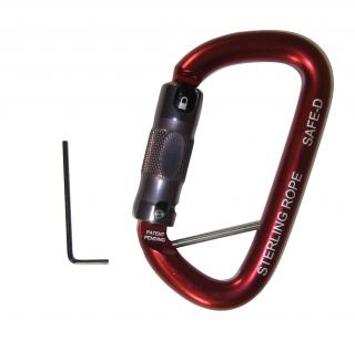 Sterling Safe-D Autolock Carabiner With Captive Eye Pin