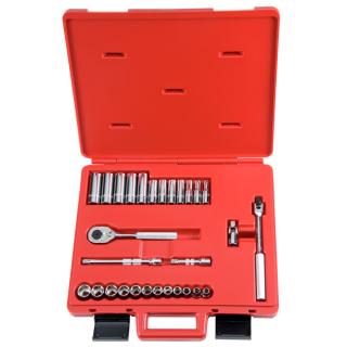 Proto 3/8 Inch Drive 29 Piece Metric 6 Point Combination Set