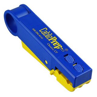 Cable Prep Super CPT Cable Stripping Tool for Flexible Feeder Cable with Single Installed Blade Cartridge