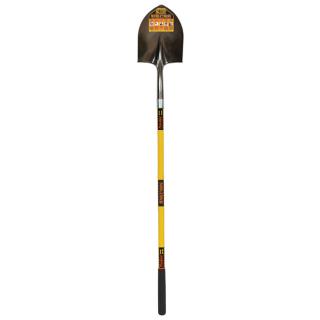 Seymour Round Point Shovel with 48 Inch Fiberglass Handle