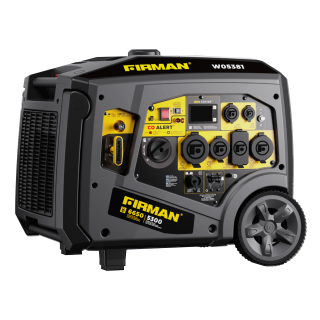 Firman 6650/5300 Watt 120/240V CO Alert Gas Inverter Portable Generator 