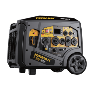 Firman 6850/5500 Watt Remote Start 120/240V CO Alert Gas Inverter Portable Generator 