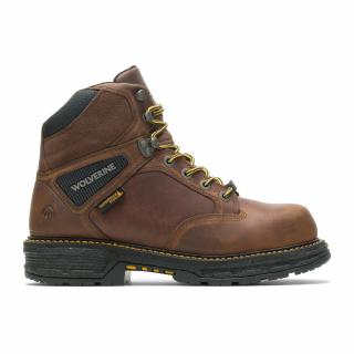 Wolverine Men's Hellcat UltraSpring 6-Inch CarbonMAX Composite Toe Work Boots (Tobacco/Brown)
