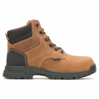 Wolverine Women's Piper 6-Inch Work Boots with Composite Toe (Brown)