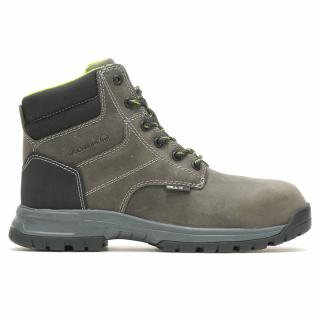Wolverine Women's Piper 6-Inch Work Boots with Composite Toe (Charcoal Grey/Grey)