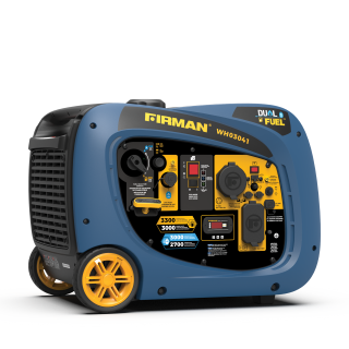 Firman 3300W Recoil Start Dual Fuel Inverter Portable Generator