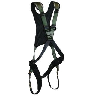 French Creek Full Body STRATOS 4PT Cross-Over Harness Tongue Buckle Legs