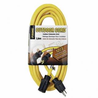 Prime Wire Extension Cord 25-foot