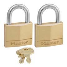 Master Lock Solid Body Padlocks (Pair)