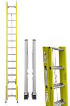 Sunset Ladder Yellow EasyLift 28 Foot Ladder Extension with Auto Levels