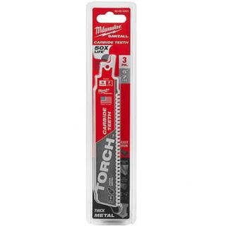 Milwaukee Sawzall Blade (9-in Carbide) (3 pack)