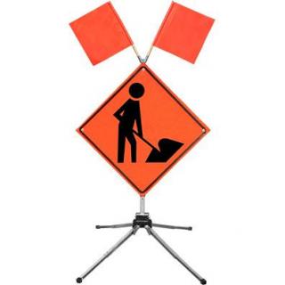 Dicke Safety Folding Traffic Sign