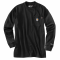 Carhartt Mens FR Force Black Long-Sleeve Pocket T-Shirt