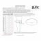 Buckingham Adjustable In-Line 4 D-Ring Leather Body Belt