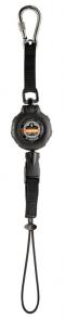 Ergodyne Squids 3001 Retractable Single Carabiner with Loop End 2 lb Tool Lanyard