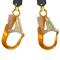 3M DBI-SALA Class 1 Direct Mount Nano-Lok Personal Twin-Leg Self-Retracting Lifeline with Aluminum Snap Hook