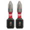 Milwaukee SHOCKWAVE Insert Bit Phillips #1 (2 Pack)