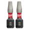 Milwaukee SHOCKWAVE Insert Bit Square Recess #2 (2 Pack)