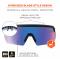 Ergodyne Skullerz AEGIR Sun Safety Glasses with Mirror Lenses
