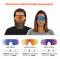 Ergodyne Skullerz AEGIR Sun Safety Glasses with Mirror Lenses