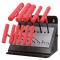 Wright Tool 13 Piece Fractional Vinyl Grip T-Handle Set in Metal Stand
