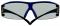 3M SecureFit 400 Series SF407XSGAF Safety Glasses with Blue/Gray Temples & Indoor/Outdoor Gray Scotchgard Anti-Fog/Anti-Scratch Lens