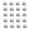 Zinc Water Pipe Ground Clamps fits 1/2 Inch - 1 Inch (20 Pack)