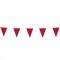 Cortina Safety Red Vinyl Pennant