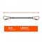 Ergodyne Squids 3149 80 lb Tool Lanyard with XL Locking and Swivel Carabiner