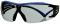 3M SecureFit 400 Series SF407XSGAF Safety Glasses with Blue/Gray Temples & Indoor/Outdoor Gray Scotchgard Anti-Fog/Anti-Scratch Lens