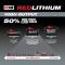 Milwaukee M18 REDLITHIUM High Output XC8.0 Battery 