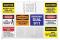 Job Site Safety Banner with Pockets, Custom Logo