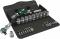 Wera Tools 8100 SC 6 Zyklop Speed Ratchet Set, 1/2 Inch Drive, Metric, 28 Pieces