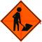 Bone Safety Hi-Intensity Reflective Sign Worker Symbol