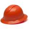 Pyramex Ridgeline Full Brim Hard Hat with 4 Point Ratchet Suspension